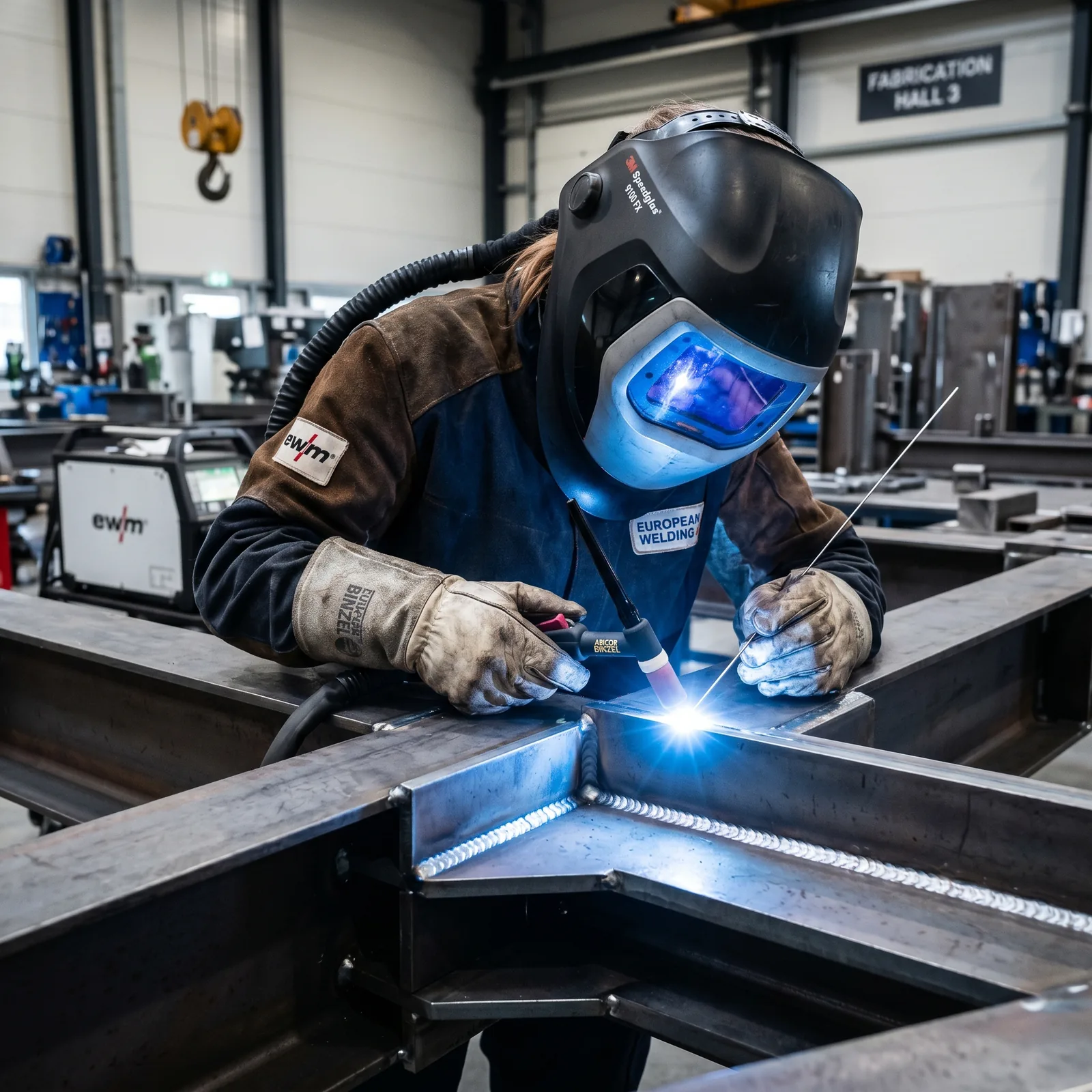 Skilled welding workforce supply for industrial projects